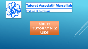 Night Tutorat n°2 UE6