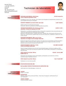 Consulter le CV complet