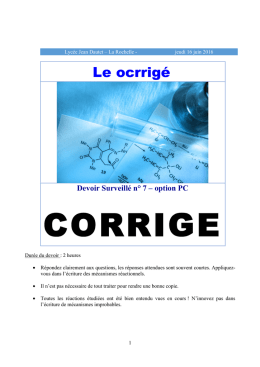 quand un acide rencontre une base corrigé
