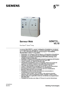 5701 Serveur Web OZW772... V5.10