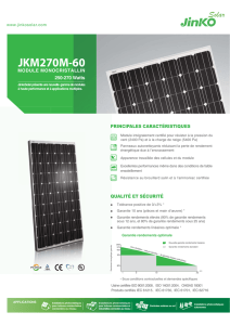 JKM270M-60 - Jinko Solar