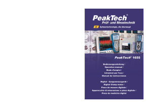 PeakTech® 1655 - gev