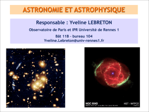 astrophysique2012 2013 1 - Lycée JOLIOT