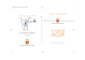 Invitation au Forum AGIR