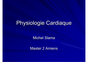 Physiologie Cardiaque