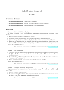 Colle Physique-Chimie n°9