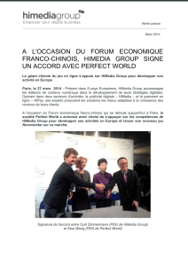 A l`occasion du Forum économique franco-chinois HiMedia