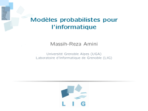Rappels de probabilités - Laboratoire d`Informatique de Grenoble