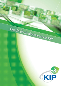 Guide Écologique vert de KIP