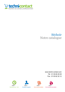Séchoir Notre catalogue - Techni