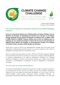 C3, le tour de France de l`innovation ouverte face aux défis