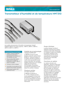 Transmetteur d`humidité et de température HMT310