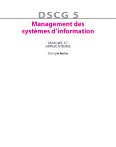 Management des systèmes d`information