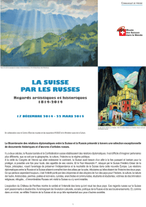 La Suisse par les Russes. Regards artistiques et historiques. 1814