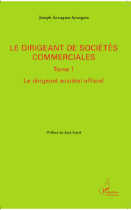 LE DIRIGEANT DE SOCIÉTÉS COMMERCIALES