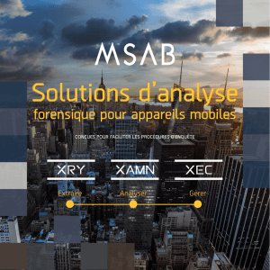 Solutions d`analyse