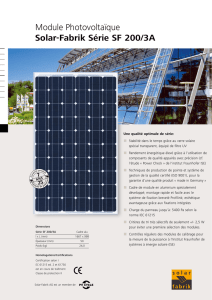 Module Photovoltaïque Solar