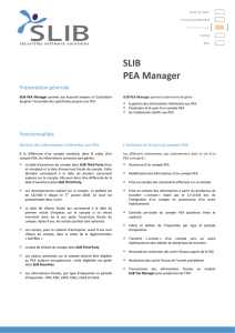 SLIB PEA Manager