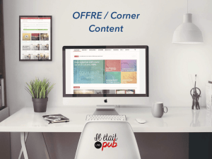OFFRE / Corner Content