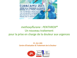 methoxyflurane : PENTHROX