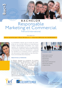 Responsable Marketing et Commercial