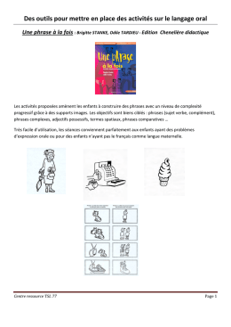 les dysphasies rencontre en rééducation