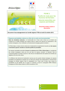 Espaces perméables - Biodiversité en Rhône