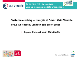 Système électrique Français et Smart Grid Vendée