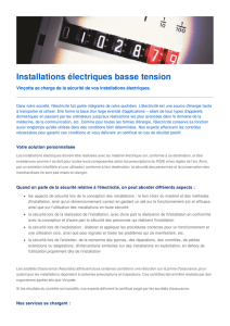 Vinçotte - Installations électriques basse tension