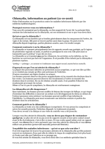 Chlamydia, information au patient (21-10