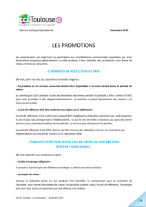 les promotions - CCI de Toulouse