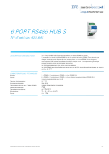 6 PORT RS485 HUB S