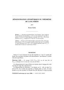 DÉMONSTRATION GÉOMÉTRIQUE DU THÉORÈME DE - IMJ-PRG