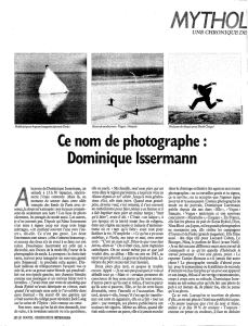 Ce nom de photographe : Dominique Issermann