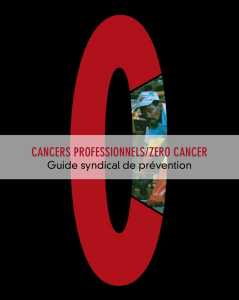 CANCERS PROFESSIONNELS/ZERO CANCER