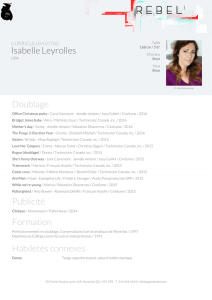 Isabelle Leyrolles Doublage Publicité Formation Habiletés connexes
