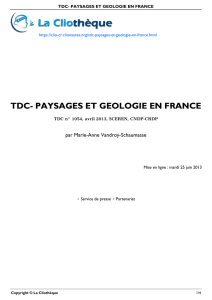 tdc- paysages et geologie en france