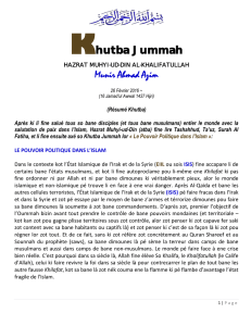 26 Février 2016 - Jamaat Ul Sahih Al Islam