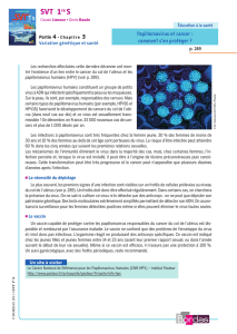p. 289 - Papillomavirus et cancer : comment s`en - bordas