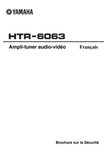Ampli-tuner audio-vidéo Français
