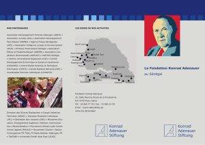 Flyer: La Fondation Konrad