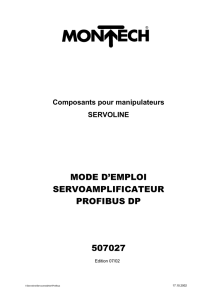 mode d·emploi servoamplificateur profibus dp 507027