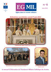 EGMIL Juin 2012 - diocèse aux Armées
