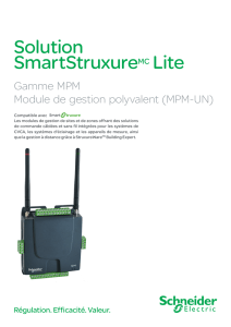 Solution SmartStruxureMC Lite