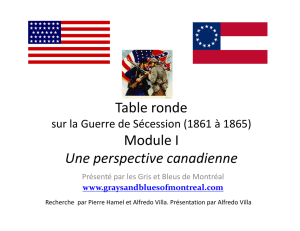 Table ronde Module I Une perspective canadienne