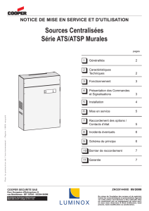 Sources Centralisées Série ATS/ATSP Murales