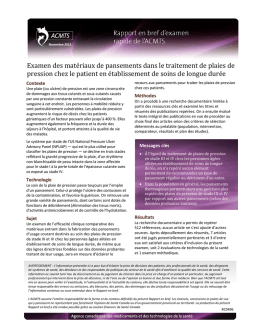 rencontres pansement