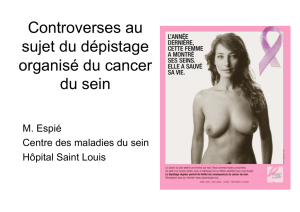 Controverses au sujet du dépistage organisé du cancer du sein