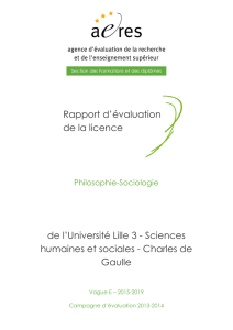 Université Lille 3 - Sciences humaines et sociales