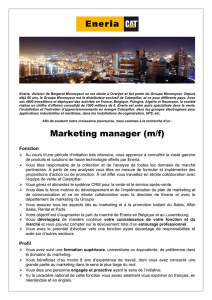 Marketing manager (m/f)